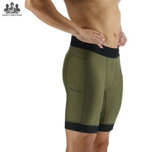 Pantalones Cortos de Compresión para Correr para Hombre |   Sólido y de Alta Calidad |   Cintura elástica de altura media, estilo deportivo |   Ligero, Transpirable y de Secado Rápido |   Fábrica - Product Image 1