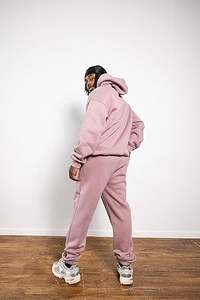 Conjunto de Ropa Deportiva de Alta Calidad con Logotipo Personalizado, Pantalones Deportivos y Sudadera con Capucha de Algodón 100% Pesado - Product Image 6