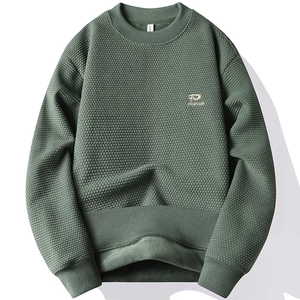 Custom High Quality 500 GSM Cotton Fleece Pullover Plain Men's Crewneck Sweatshirt <b>for</b> Street Wear and <b>Gym</b> Wear - Product Image 4