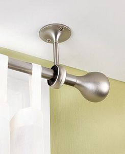 Soportes de cortina de acero inoxidable resistentes y duraderos para diseños de interiores minimalistas en apartamentos y condominios urbanos - Product Image 3