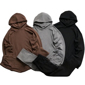 เสื้อฮู้ดผู้ชาย ผ้าโพลีเอสเตอร์/คอตตอน ฟลีซ ทรงปกติ ใส่สบาย สำหรับฤดูหนาว สีพื้น เป็นมิตรกับสิ่งแวดล้อม สไตล์สตรีทแวร์ - Product Image 4