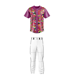 Wholesale New Blank Adult <b>Baseball</b> Uniform Custom Heat-Transfer Design Breathable Quick Dry Plus Size Options <b>Set</b> Style for - Product Image 5