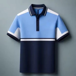 Polo d'été personnalisé avec logo, uniforme de sécurité, manches courtes, vêtements de travail pour agents, respirant, décontracté, pour équipes professionnelles - Product Image 1