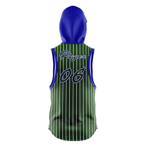 Unisex Heavyweight 100% Cotton <b>Sleeveless</b> <b>Hoodie</b> High Quality Streetwear For <b>Men</b> Customizable With Logo Embroidered For Winter - Product Image 4