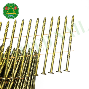 Clous hélicoïdaux en acier 1-3/4, tête à carreaux lisse/à queue de vis pour palettes, pistolet pneumatique à clous, tailles personnalisées, usine directe du Vietnam - Product Image 6