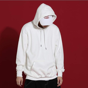 Pull-over Homme Hiver Oversize en Coton Biologique 100% Doublé Polaire à Carreaux Brodé Délavé à l'Acide avec Logo Frontal Écologique de Haute Qualité - Product Image 1