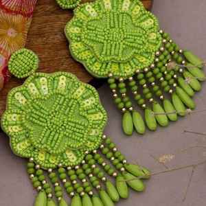 European and American Style Multi-Design Beaded <b>Earrings</b> Classic Western Bohemian <b>Set</b> for Wedding Breaded <b>Gold</b> Wholesale - Product Image 4