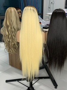Extensions de cheveux humains vierges vietnamiens Ady Hair de qualité supérieure, lisses comme des baguettes, perruques en dentelle HD, sans nœuds, sans perte, trame simple - Product Image 6