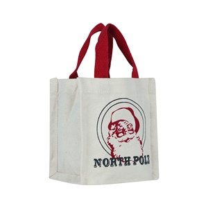 Sac fourre-tout en coton réutilisable personnalisé imprimé personnalisé Sac d'emballage main épaule en toile avec logo - Product Image 6