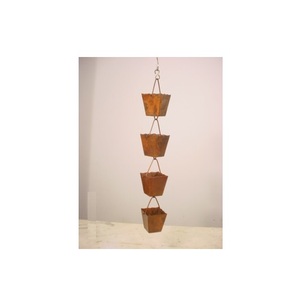 Gold Finished Copper Rain Chain Bell For <b>Garden</b> <b>Hanging</b> Decorative Usage Ornaments Rainy Season Decor - Product Image 5