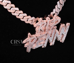 Meilleure qualité RIP Memorial pendentif 925 argent Moissanite diamant pendentif personnalisé pour la famille et les amis disponible au meilleur prix - Product Image 1