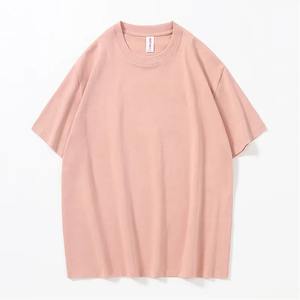 Camiseta de Hombre 100% Algodón, Estilo Holgado, Lavado Ácido, Hombros Caídos, Lisa, Estilo Urbano, Gruesa, Antiarrugas - Product Image 6