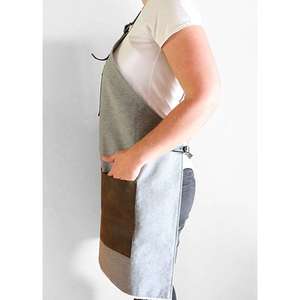 PROTEXA INDUSTRIES Tablier de soudage en cuir de vachette de haute qualité avec logo personnalisé Niveau de protection contre la chaleur Conception de protection contre la vapeur - Product Image 3