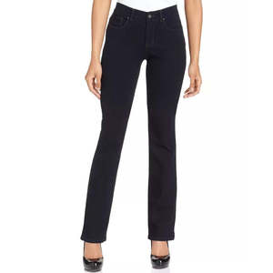 Jeans Bootcut a Vita Media con Controllo Pancia Style & Co da Donna, Denim Nero, Taglia 24X4.5, Traspiranti e Semplici ed Eleganti - Product Image 1