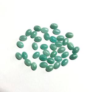 หินอเมซอนทรงวงรีขนาด7x9มม. เกรด AAA แบบหลวมได้รับการรับรองจากอเมซอน - Product Image 6