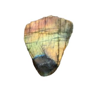 Topquality หินอัญมณีลาบราดอไรต์ธรรมชาติหยาบลูกปัดไฟหินไฟสีน้ำเงินแท้หินสวน - Product Image 1