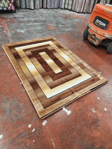 Alfombra Cuadrada Adiva, Tejida a Máquina, Jacquard Moderno, Alfombras Turcas de Pelo Sintético, Alta Calidad, Respaldo de Goma Impermeable, Resistente a las Manchas - Product Image 5