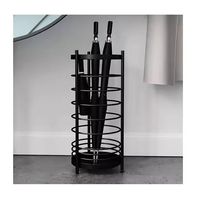 Porte-parapluies en acier inoxydable avec logo personnalisé et roues, métal de couleur dorée, artisanat pour accrocher des tailles personnalisées