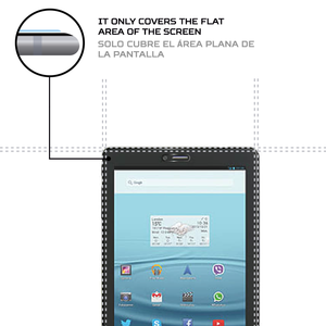 ตัวป้องกันหน้าจอ ANTISHOCK สำหรับแท็บเล็ตเมเดียคอม โฟนแพด G702 การป้องกันที่ได้รับการปรับปรุง - Product Image 4