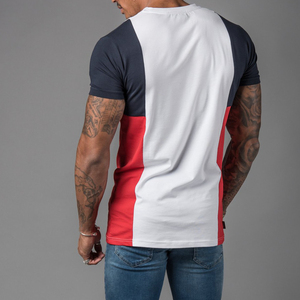 T-Shirt pour homme personnalisable de haute qualité Body Fit confortable Tissu tissé multicolore affichant un logo personnalisé Offre Spéciale uni - Product Image 3