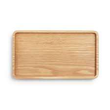 Service de nourriture en bois de couleur marron et plateau décoratif en bois, vaisselle de décoration pour la maison, plateau de service pour articles de boissons - Product Image 4