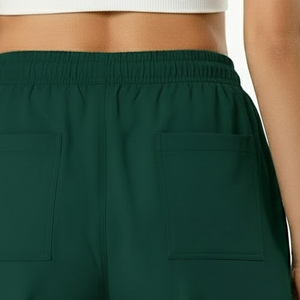 Shorts pour femmes à taille haute, séchage rapide, couleur personnalisée, avec logo personnalisé, vêtements de rue de haute qualité, best-seller - Product Image 6