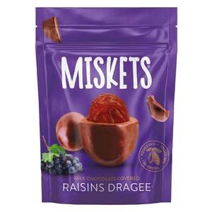 Produit de qualité supérieure en vente en gros, Miskets, framboises lyophilisées enrobées de chocolat au lait, 80g, prix de gros - Product Image 2