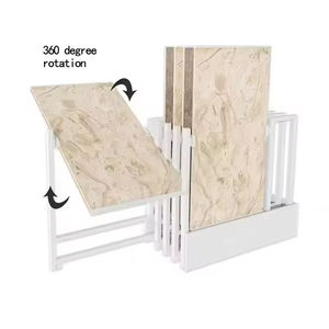 Support d'exposition rotatif double face sur mesure <span class=keywords><strong>60x120</strong></span> pour dalle de pierre, carrelage céramique, marbre, granit, quartz, salle d'exposition - Product Image 4