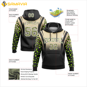 Sudadera deportiva con logotipo personalizado de Samavia, sudadera de sublimación de moda para gimnasio y actividades al aire libre, sudadera con capucha para hombre para verano - Product Image 5