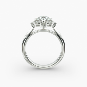 เครื่องประดับสตาร์สไปร์925วินเทจสุดหรูแหวนหมั้นชุบทอง18K แหวนประดับเพชรวิบวับ - Product Image 6