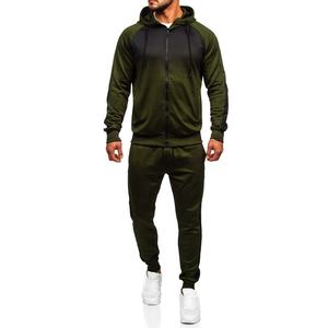 ชุดวอร์มผ้าคอตตอนสำหรับผู้ชายชุดวิ่งออกกำลังกายสำหรับผู้ชายชุดวิ่งออกกำลังกายแบบกำหนดเอง - Product Image 2