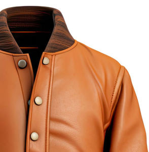 Vestes en cuir noir de haute qualité, veste en cuir d'hiver pour hommes, design personnalisé, plusieurs poches, veste en cuir pour hommes - Product Image 3