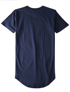 Camisetas de calle teñidas de color sólido de corte holgado para hombre, cuello redondo, longitud regular, 100% algodón, estambre B2B - Product Image 6