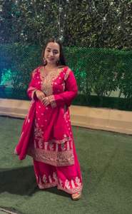 Plazo Kurti Set Pakistani Long Ladies Kurtis para mujeres en India Ropa étnica india para mujeres - Product Image 3