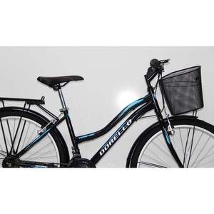 Bicicleta Urbana Dorello 2650 Negra de Una Velocidad con Llanta de 26 Pulgadas y Canasta para Unisex - Product Image 3