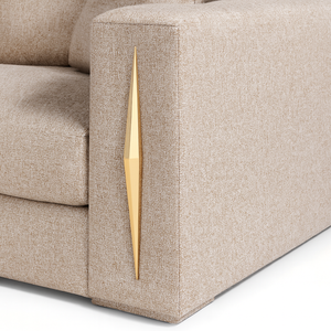 Panel Decorativo de Plástico Autoadhesivo Victoria 310x23MM, Estrella Dorada, Lujoso, Ecológico, Impermeable y Duradero para Muebles - Product Image 2