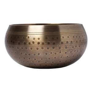 Bol chantant tibétain en laiton martelé personnalisable, fait main, pour la guérison du corps, disponible à prix d'usine - Product Image 4