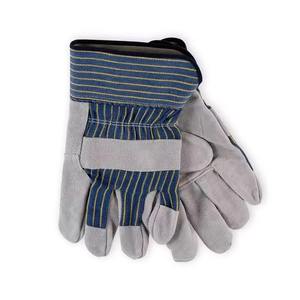 Gants de travail en cuir pour hommes renforcés et résistants Protection des mains Double paume en cuir Travail Jardin Sécurité Gants de travail - Product Image 5