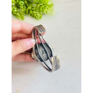 Kobe Martinez Sonoran Gold Turquoise & Sterling <b>Silver</b> Fashion <b>Cuff</b> <b>Bracelet</b> - Product Image 5