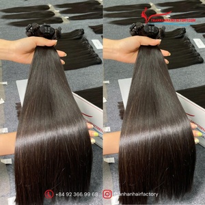 Color caliente en África Extensión de cabello vietnamita de color recto de hueso Doble dibujado Gran cantidad lista para enviar PELUCAS CABELLO humano - Product Image 6