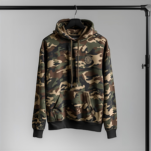 Sweat-shirt en molleton brodé personnalisé pour l'hiver avec options de marque privée OEM/ODM - Product Image 2