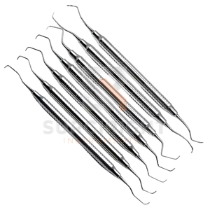 7/8 Instruments parodontaux dentaires à double extrémité Meilleure qualité Poignée en acier creux Source d'énergie électrique par Surgiright Instruments - Product Image 4