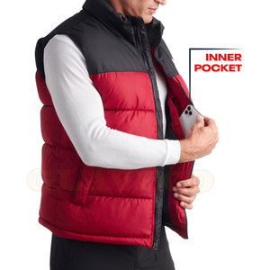 Service OEM : Créez votre propre produit – Gilet d'hiver pour homme, imperméable et respirant de haute qualité - Product Image 2