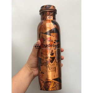 Botella ancha de cobre resistente diseñada para aventuras diarias por Tradebyd - Product Image 4