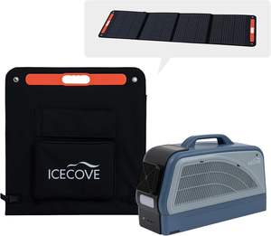 Kit de Aire Acondicionado Portátil Solar (Estilo IceCove) – Alimentado por Batería – Sistema de Refrigeración Fuera de la Red para Camping, Autocaravanas y Uso en Exteriores - Product Image 1