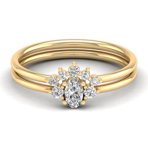 Anillos de Compromiso y Matrimonio de Diseño Clásico con Moissanita Certificada GRA en Oro Sólido de 14K, Precio de Fábrica REYES, Venta al por Mayor - Product Image 6