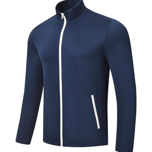 Bas quantité minimale de commande fermeture éclair conception de logo personnalisé survêtement de haute qualité Fitness Jogging entraînement Gym hommes survêtements - Product Image 2
