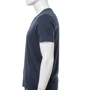 Camisetas de Algodón de Manga Corta con Cuello Redondo para Hombre, Tejido de Algodón Transpirable, Cómodo, Informal, para Uso Diario, Mercado Mayorista de Ropa - Product Image 2