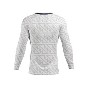 2025 Customized Compression Rash guard Men Quick Dry Gym Wear Long Sleeves Breathable Spandex Fabric Fitness MMA Use OEM Service - Product Image 3