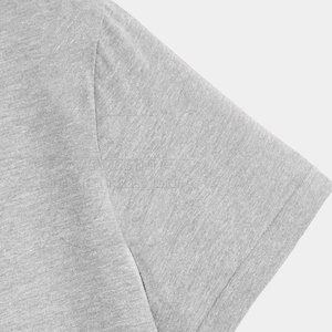 Camiseta informal ajustada para hombre, peso de tela de 220g, diseño de logotipo personalizado y patrón sólido, tarifa al por mayor - Product Image 4